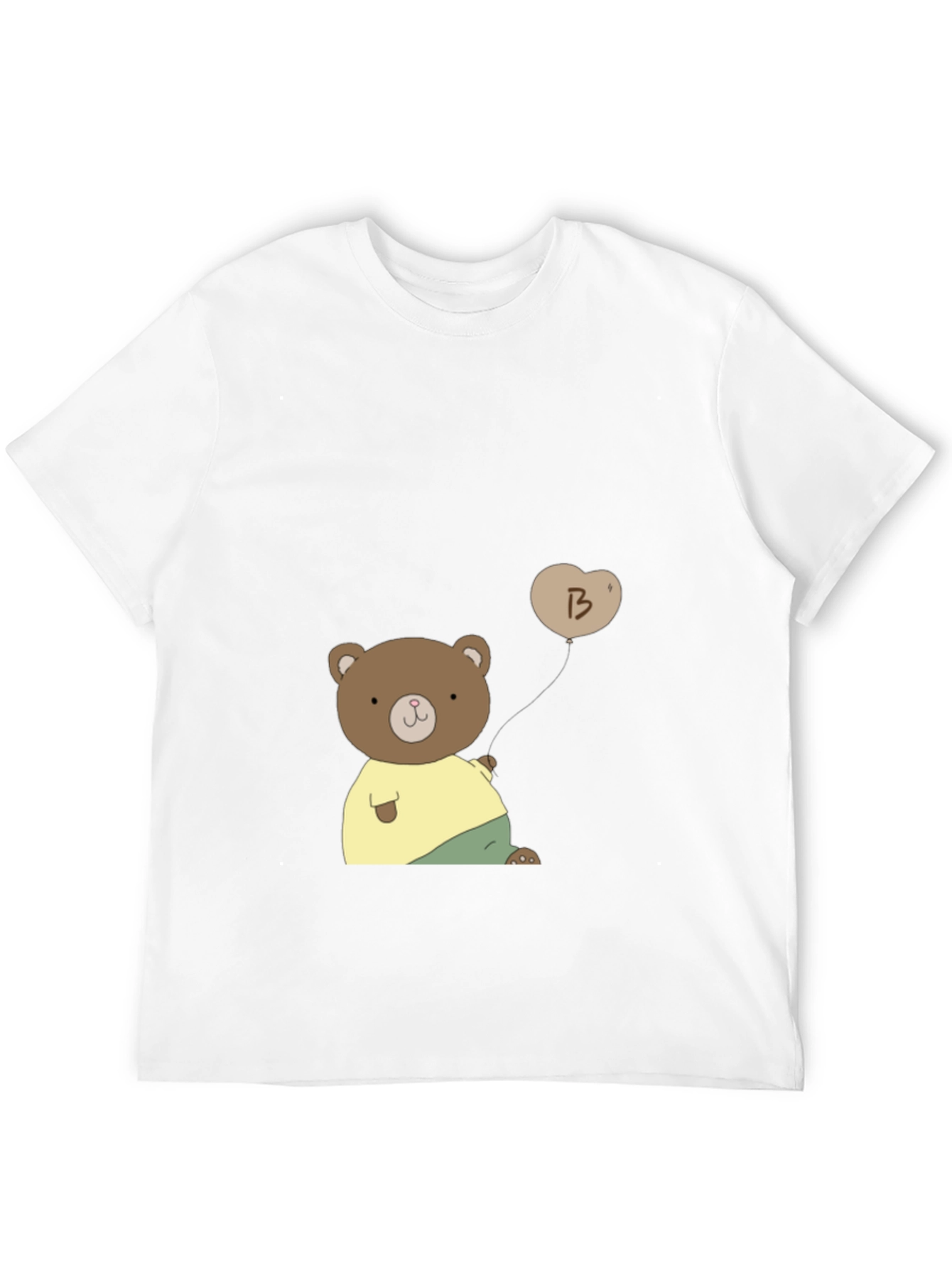 Cute Bear with Balloon Graphic Tee