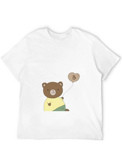 Cute Bear with Balloon Graphic Tee