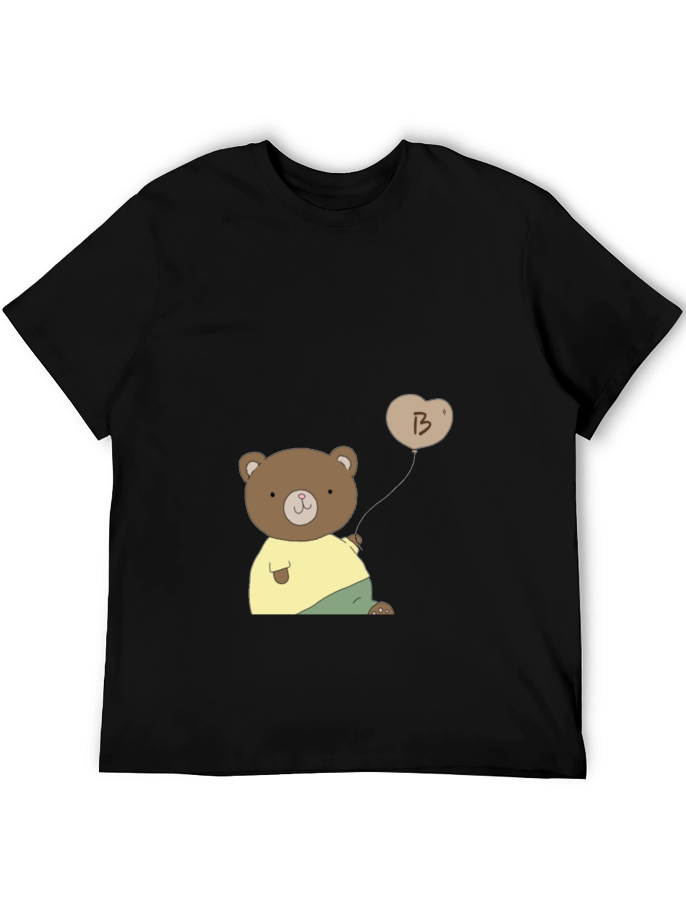 Cute Bear with Balloon Graphic Tee
