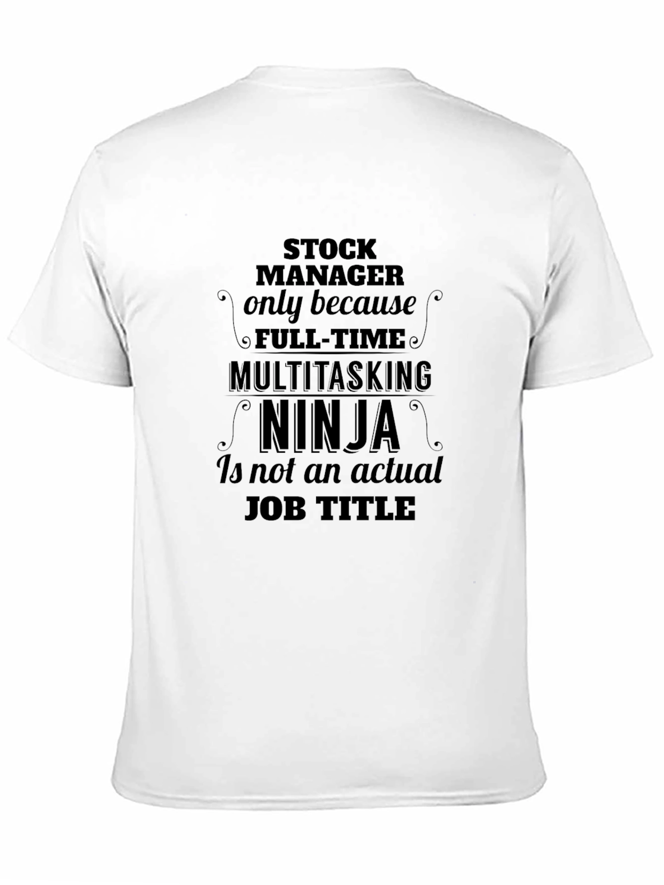 Stock Manager Ninja Graphic T-Shirt