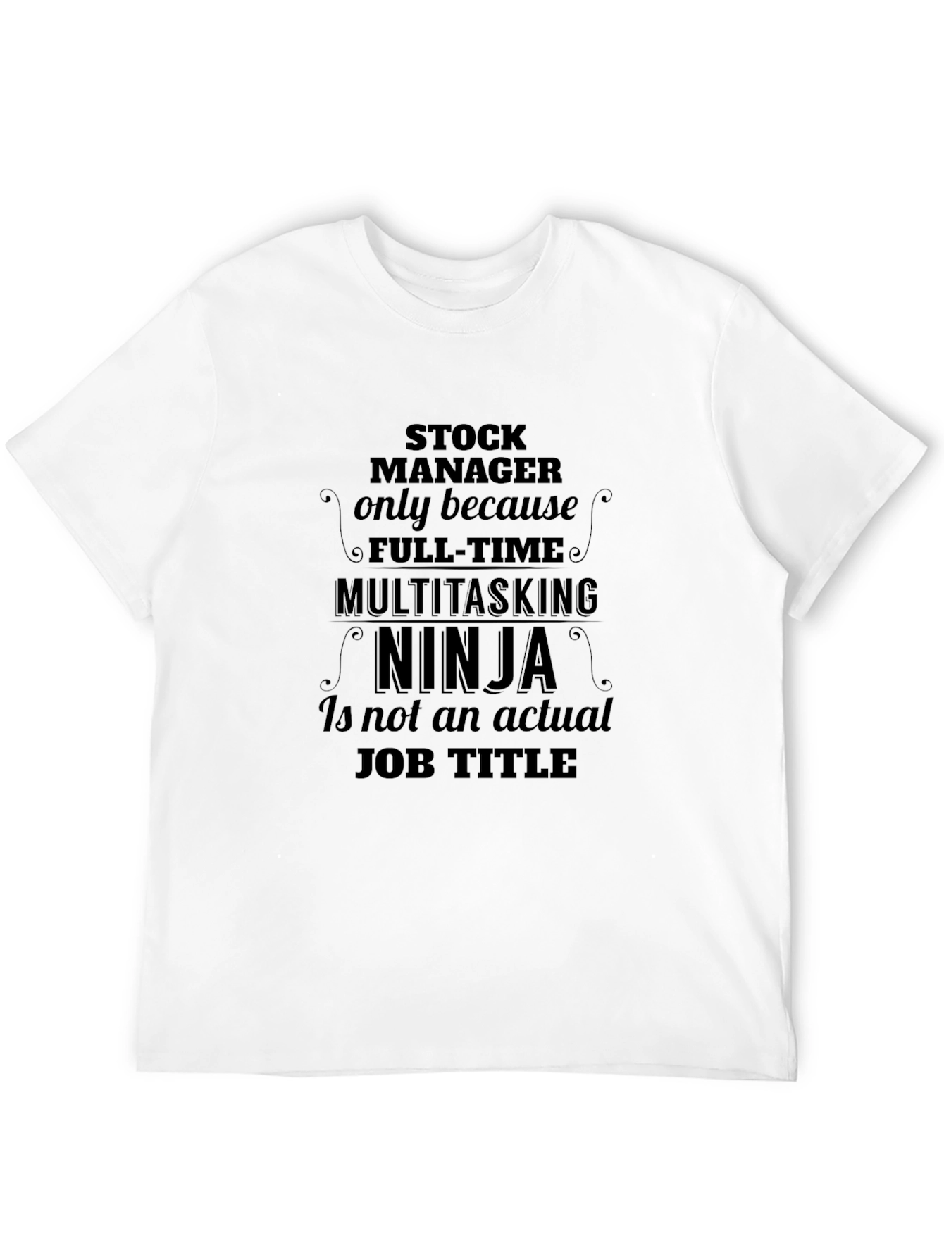 Stock Manager Ninja Graphic T-Shirt