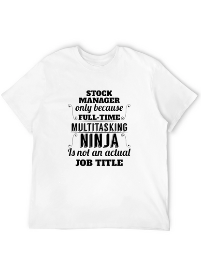 Stock Manager Ninja Graphic T-Shirt