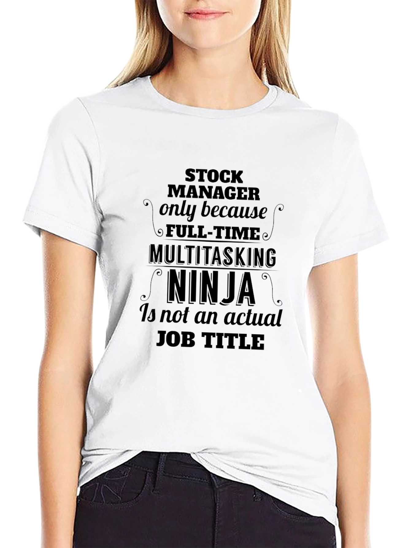Stock Manager Ninja Graphic T-Shirt