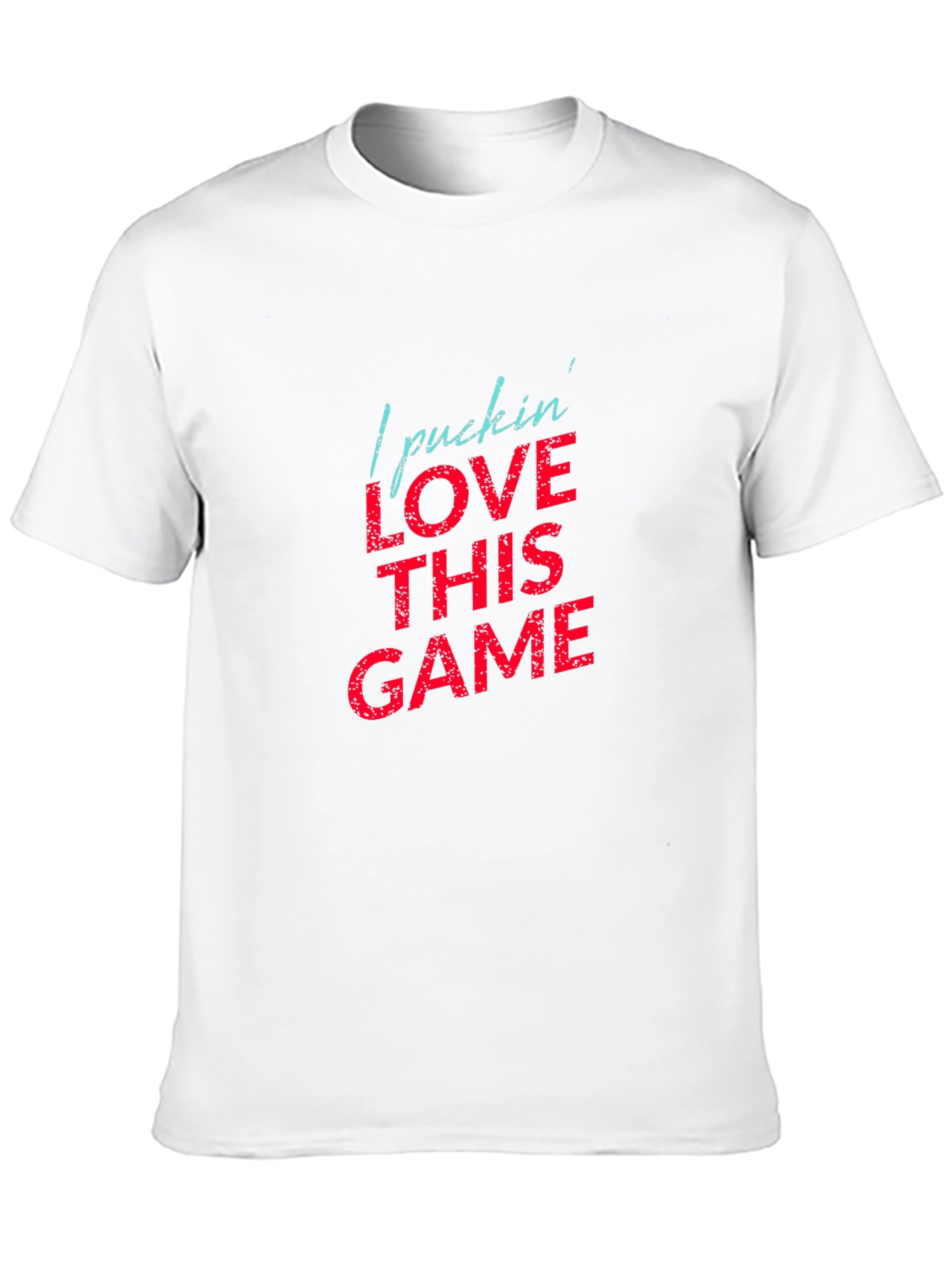 Hockey Fan T-Shirt - I Pucking Love This Game