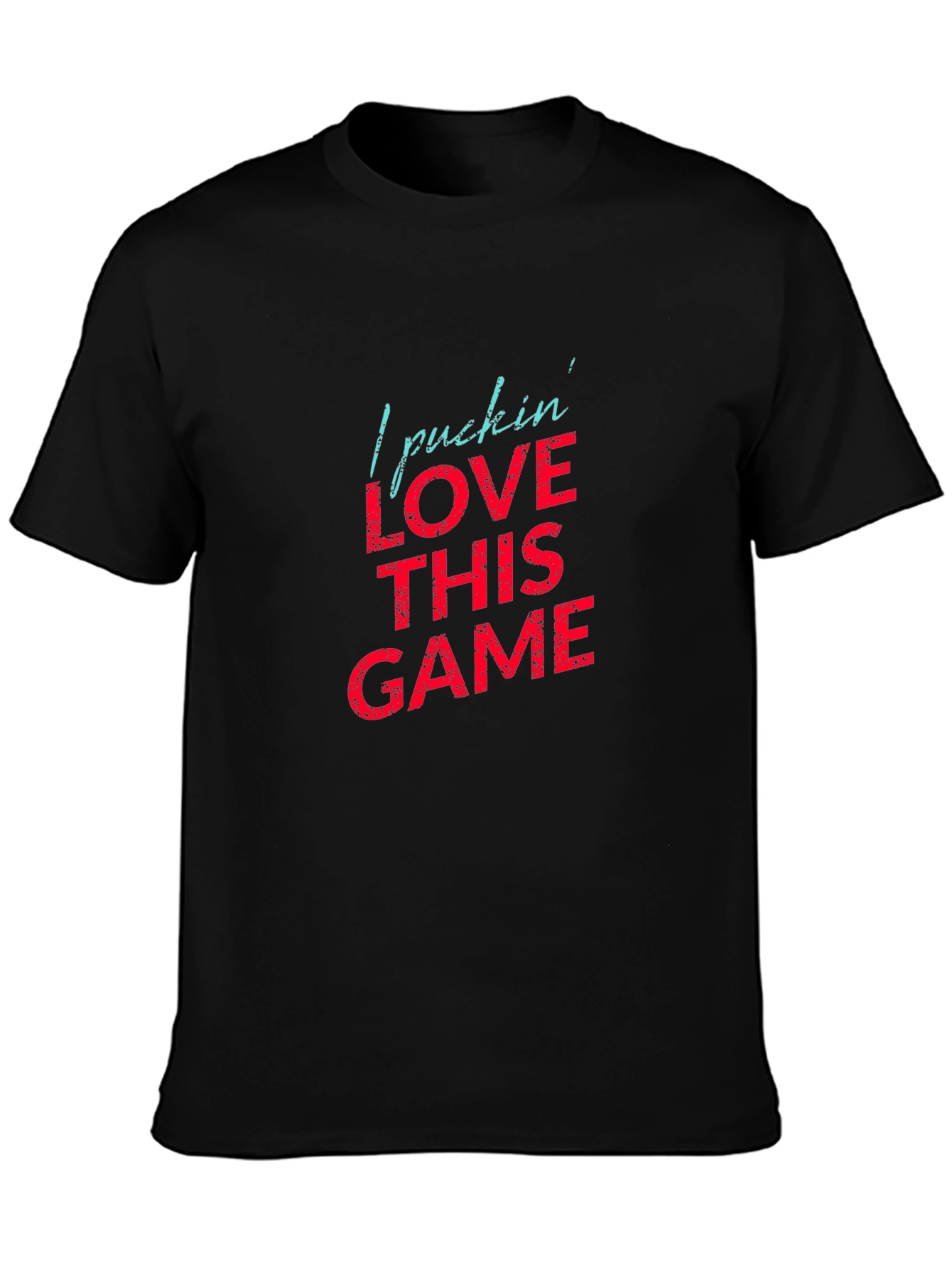Hockey Fan T-Shirt - I Pucking Love This Game