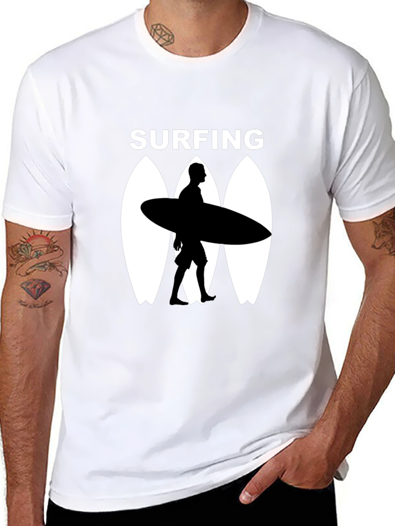 Surfing Silhouette T-Shirt