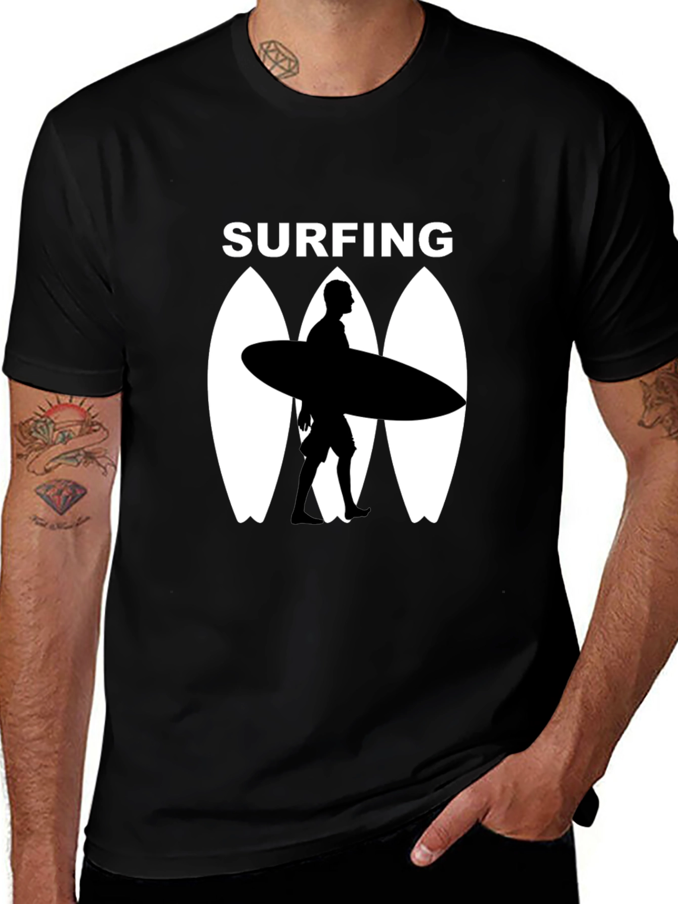 Surfing Silhouette T-Shirt