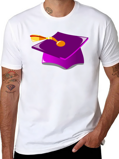Graduation Cap Graphic T-Shirt