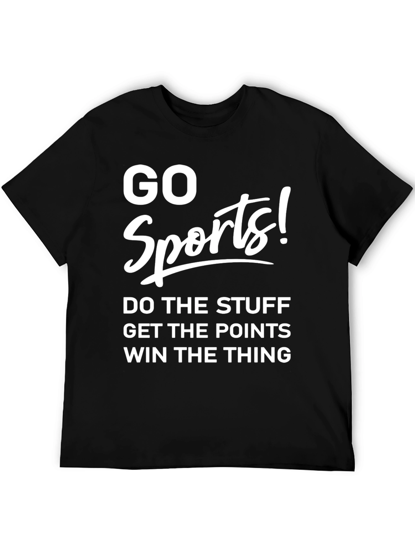 Go Sports! Novelty Graphic T-Shirt