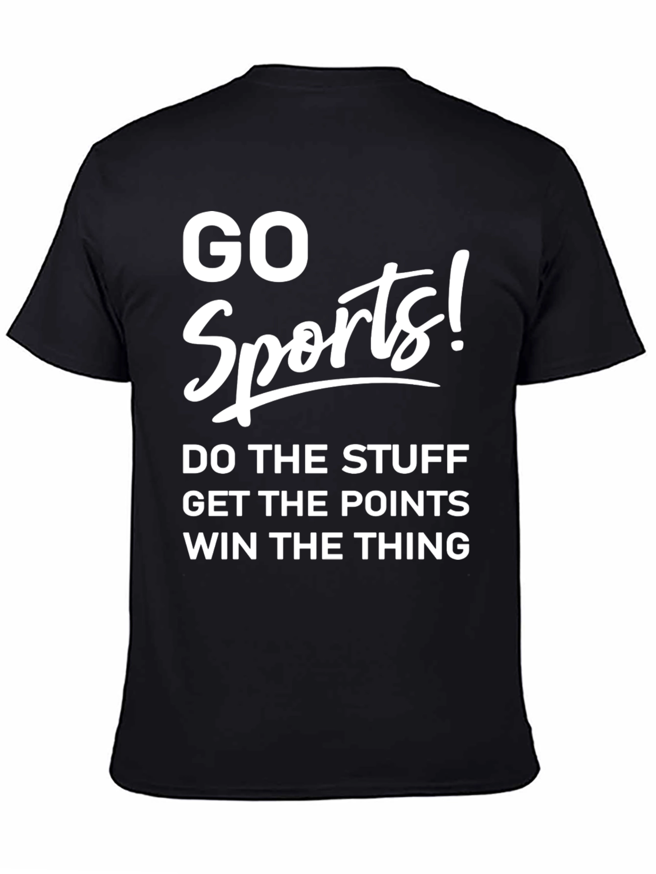 Go Sports! Novelty Graphic T-Shirt