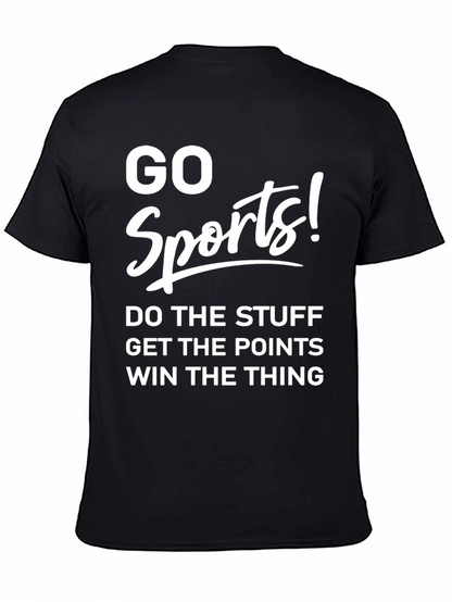 Go Sports! Novelty Graphic T-Shirt