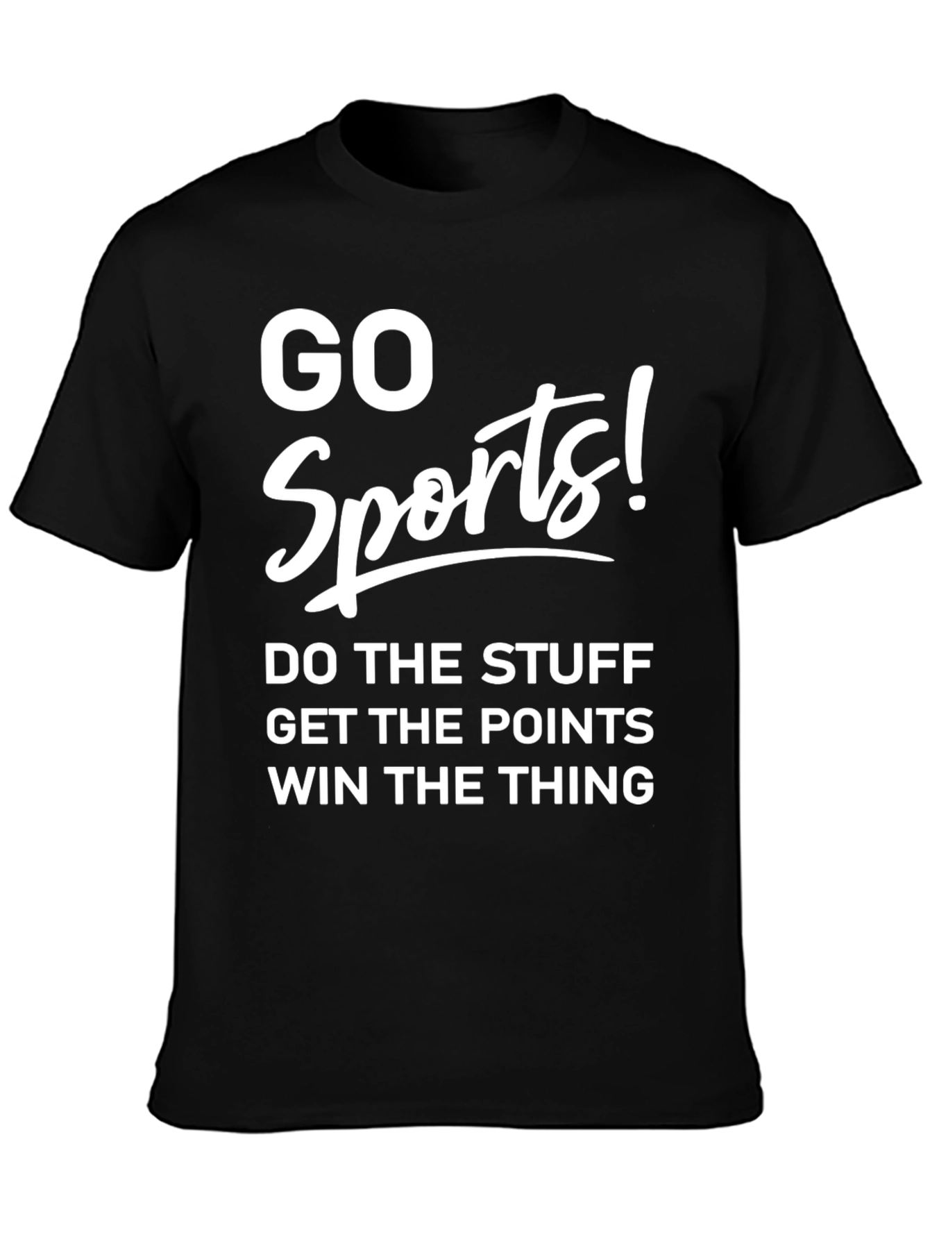 Go Sports! Novelty Graphic T-Shirt