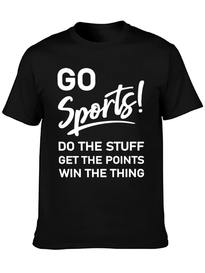 Go Sports! Novelty Graphic T-Shirt