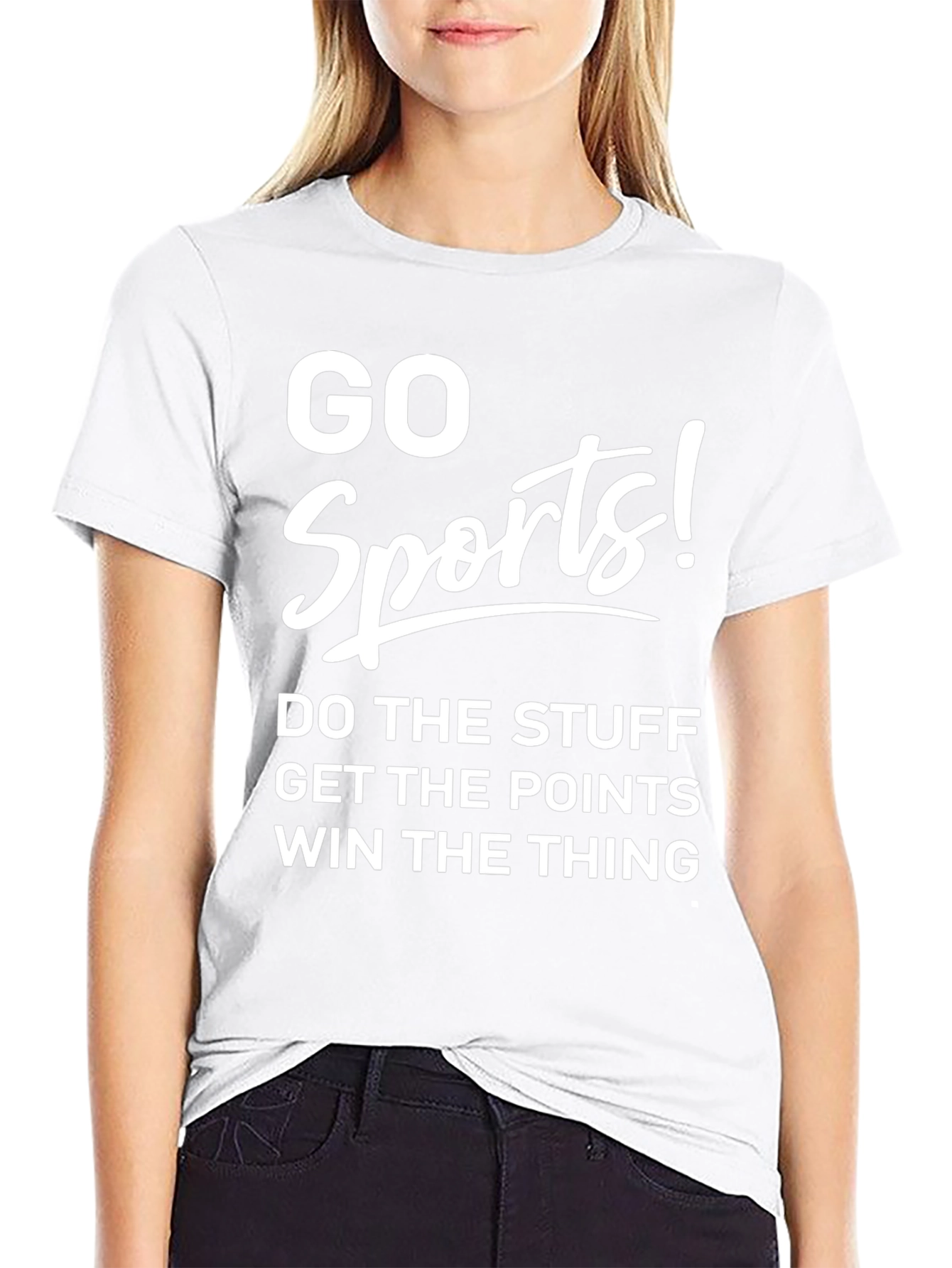 Go Sports! Novelty Graphic T-Shirt