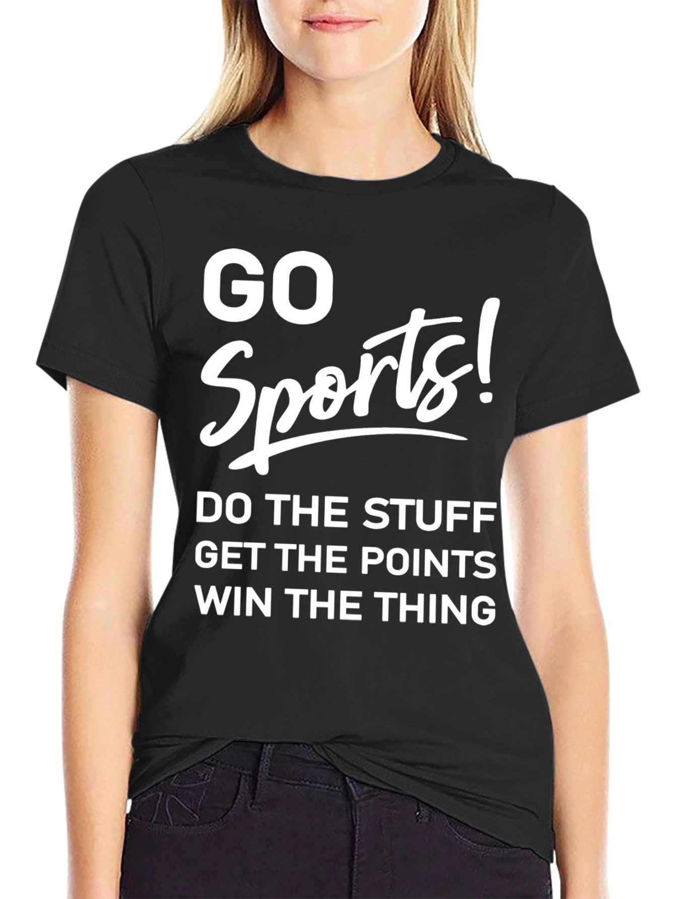 Go Sports! Novelty Graphic T-Shirt