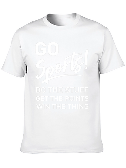 Go Sports! Novelty Graphic T-Shirt