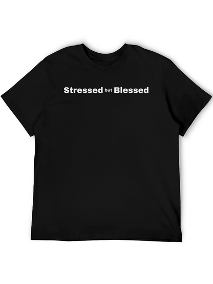 Stressed But Blessed Graphic Tee - Stylish Comfort