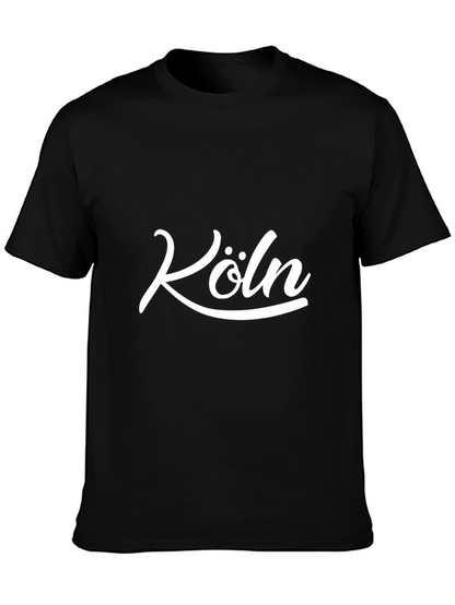 Köln Graphic Black T-Shirt - City Pride Tee