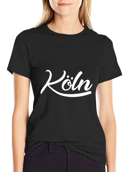 Köln Graphic Black T-Shirt - City Pride Tee