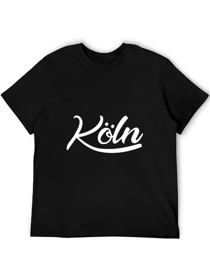 Köln Graphic Black T-Shirt - City Pride Tee
