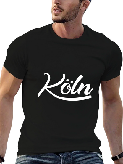 Köln Graphic Black T-Shirt - City Pride Tee