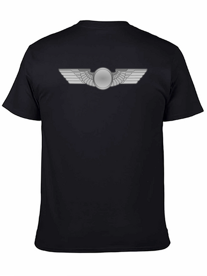 Winged Emblem Black T-Shirt