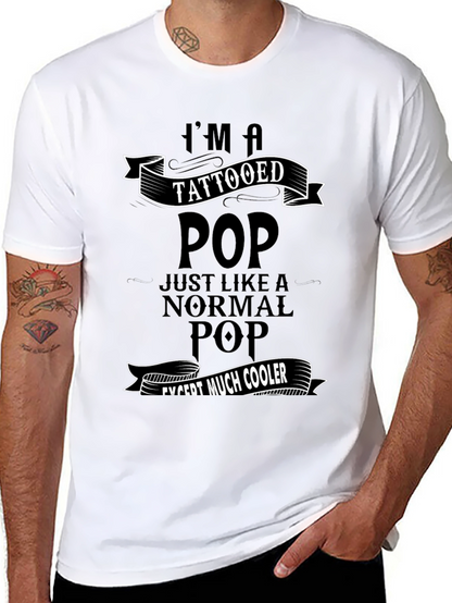 Tattooed Pop T-Shirt - Cool Dad Tee