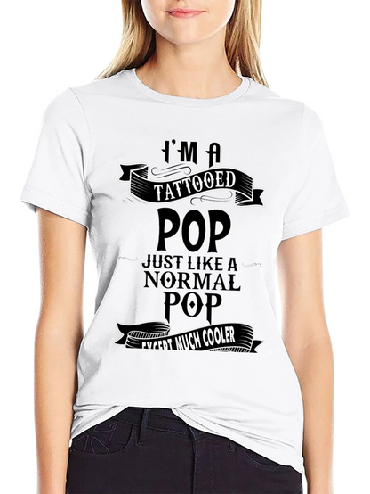 Tattooed Pop T-Shirt - Cool Dad Tee