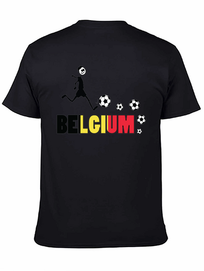 Belgium Soccer Fan T-Shirt - Black