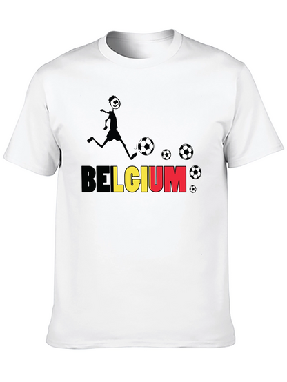 Belgium Soccer Fan T-Shirt - Black