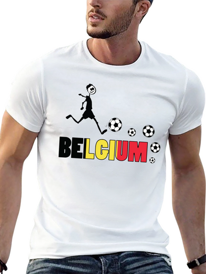 Belgium Soccer Fan T-Shirt - Black