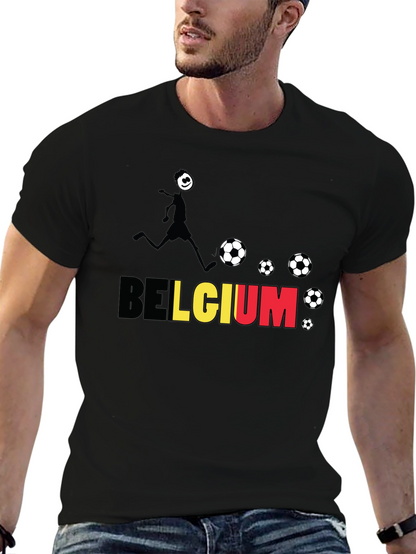 Belgium Soccer Fan T-Shirt - Black