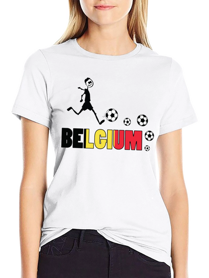 Belgium Soccer Fan T-Shirt - Black