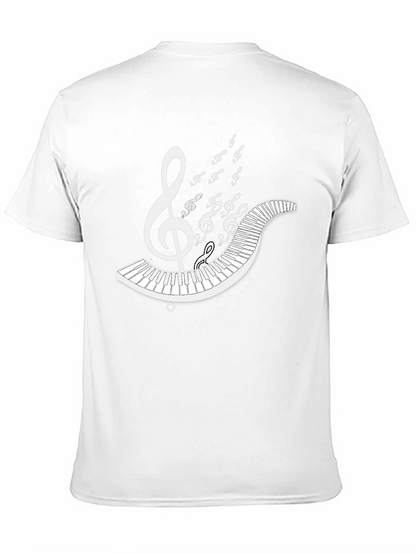 Music Lovers T-Shirt: Piano & Treble Clef