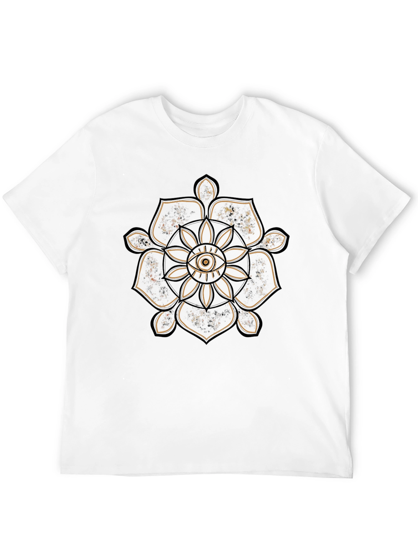 Mystic Eye Mandala Graphic Black T-Shirt