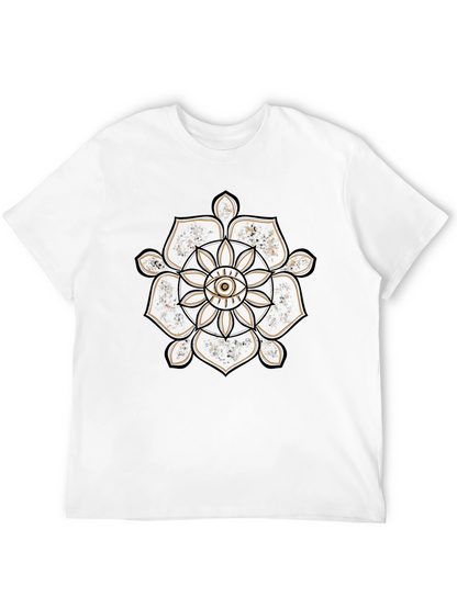 Mystic Eye Mandala Graphic Black T-Shirt
