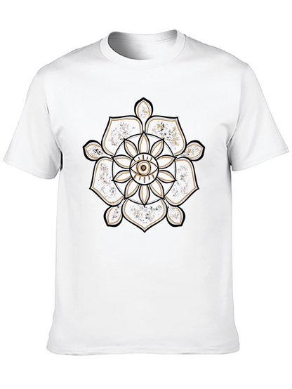 Mystic Eye Mandala Graphic Black T-Shirt