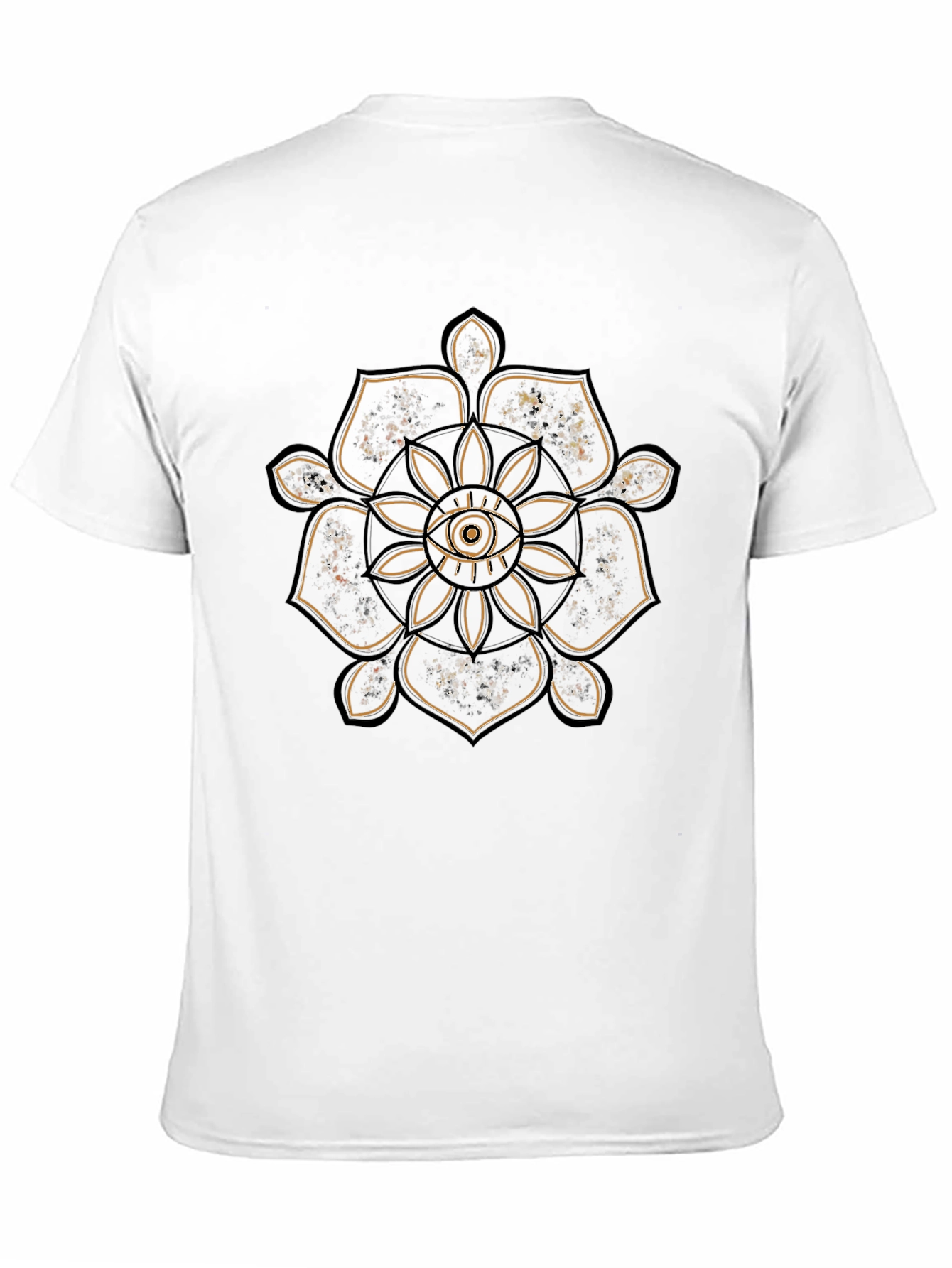 Mystic Eye Mandala Graphic Black T-Shirt