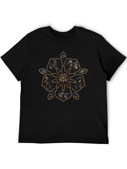 Mystic Eye Mandala Graphic Black T-Shirt