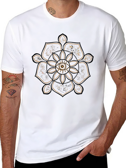 Mystic Eye Mandala Graphic Black T-Shirt