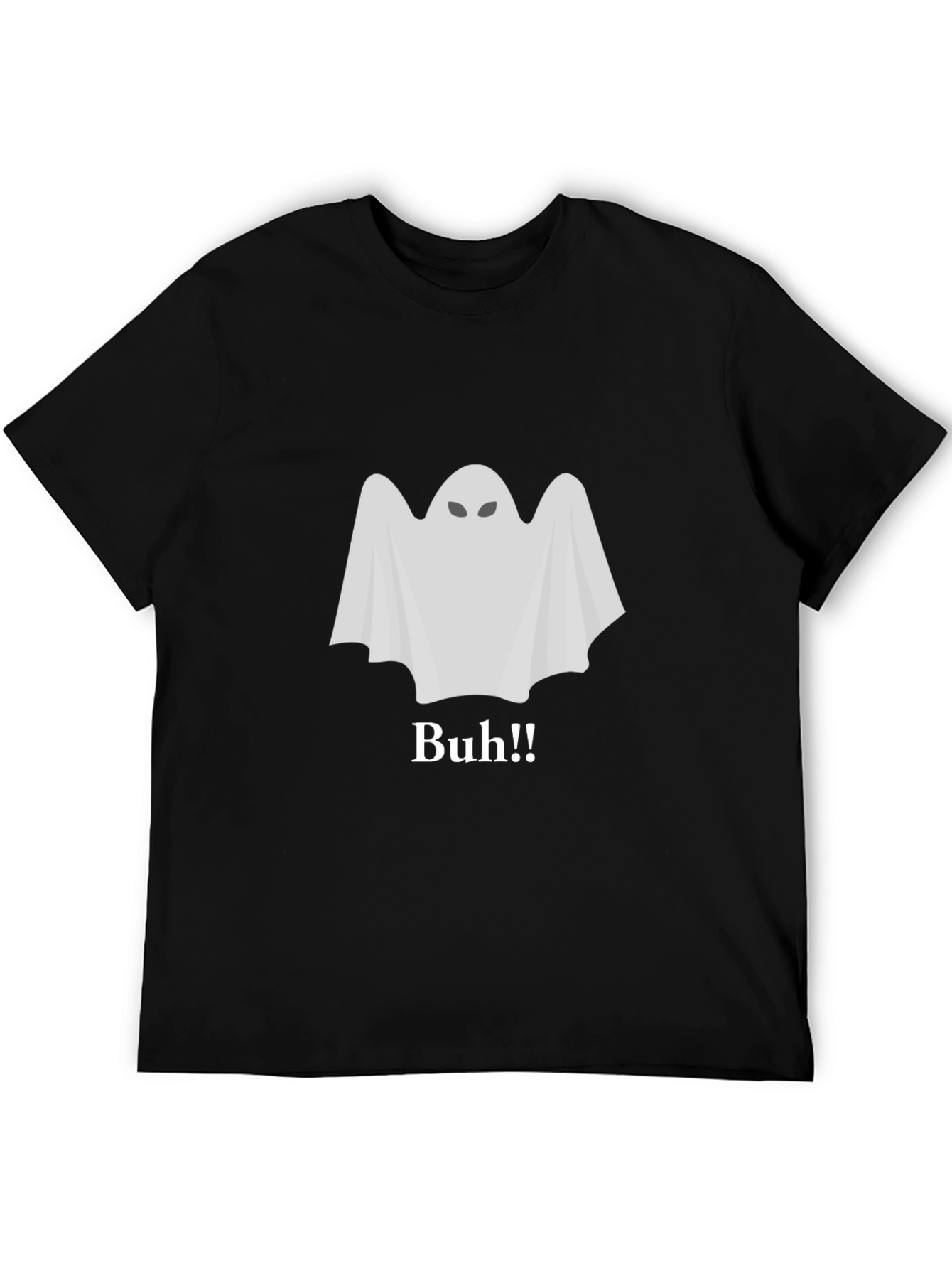 Ghost Buh!! Black T-Shirt - Halloween Spooky Season