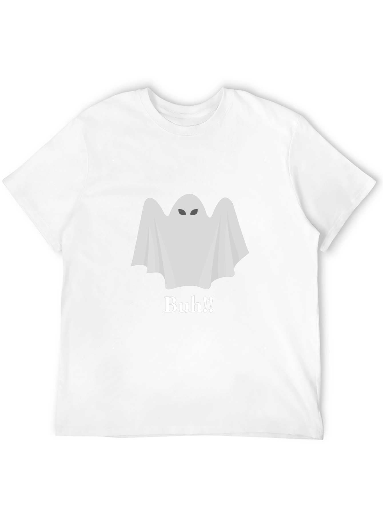 Ghost Buh!! Black T-Shirt - Halloween Spooky Season