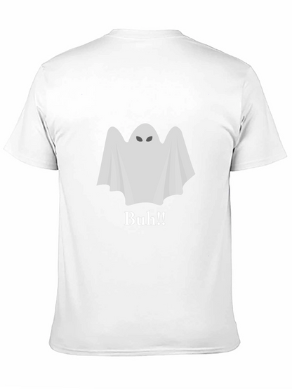 Ghost Buh!! Black T-Shirt - Halloween Spooky Season