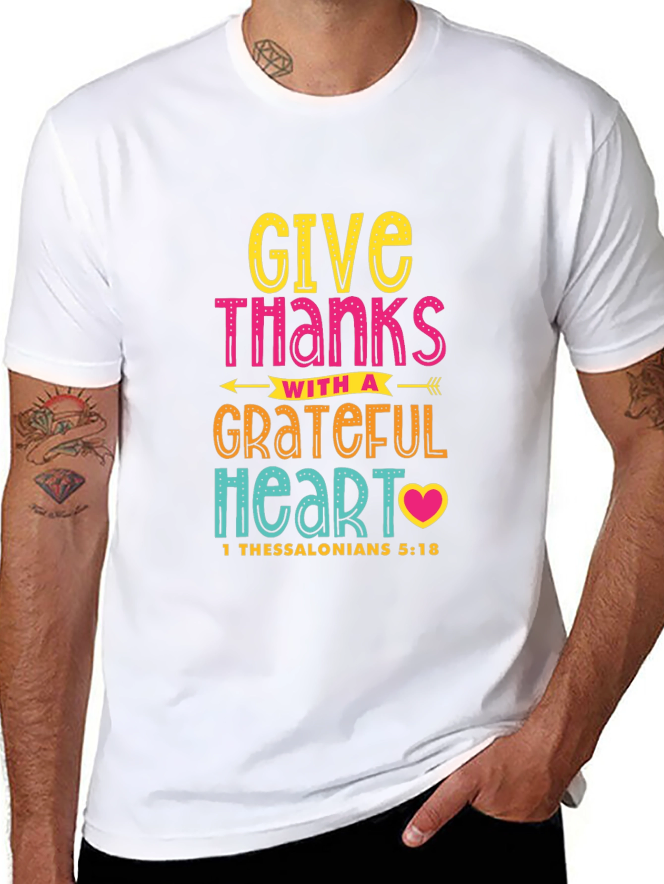 Give Thanks Christian T-Shirt
