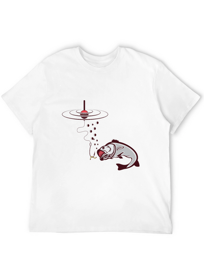 Fishing Graphic Black T-Shirt - Anglers Delight