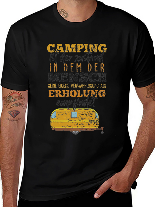 Camping Humor T-Shirt - German Slogan Tee