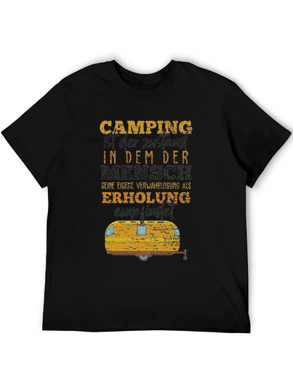 Camping Humor T-Shirt - German Slogan Tee