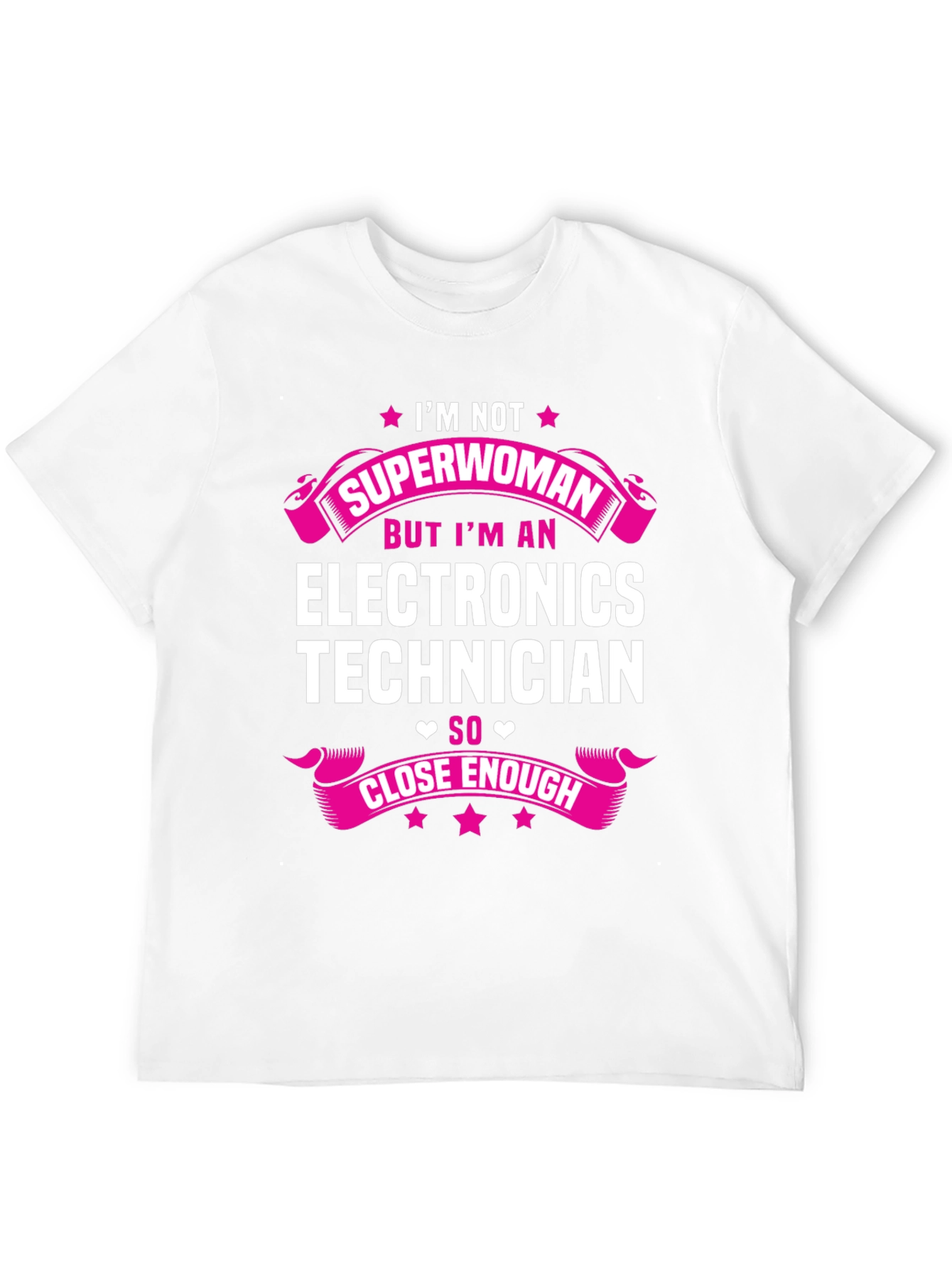Electronics Technician Superwoman T-Shirt