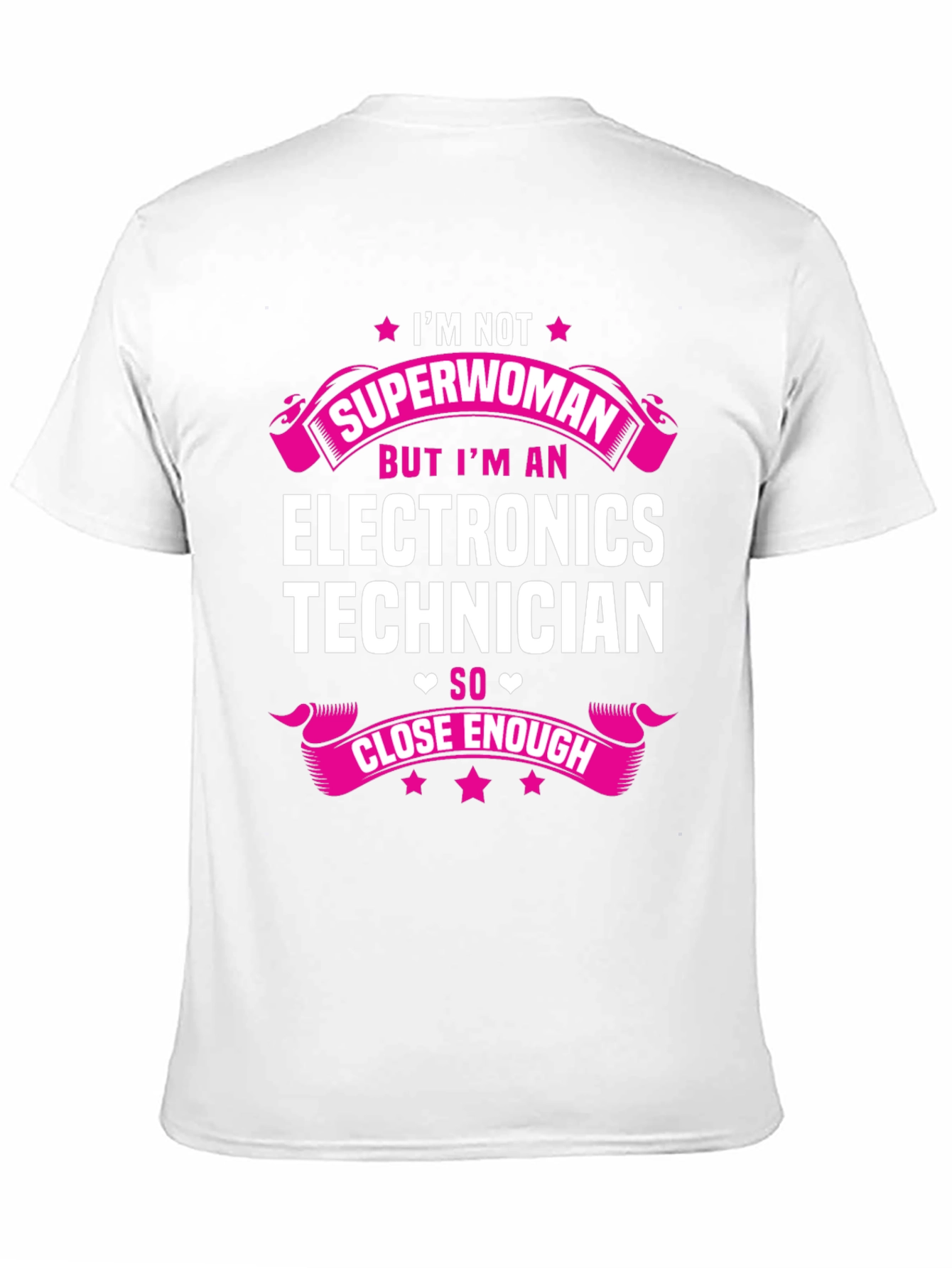 Electronics Technician Superwoman T-Shirt