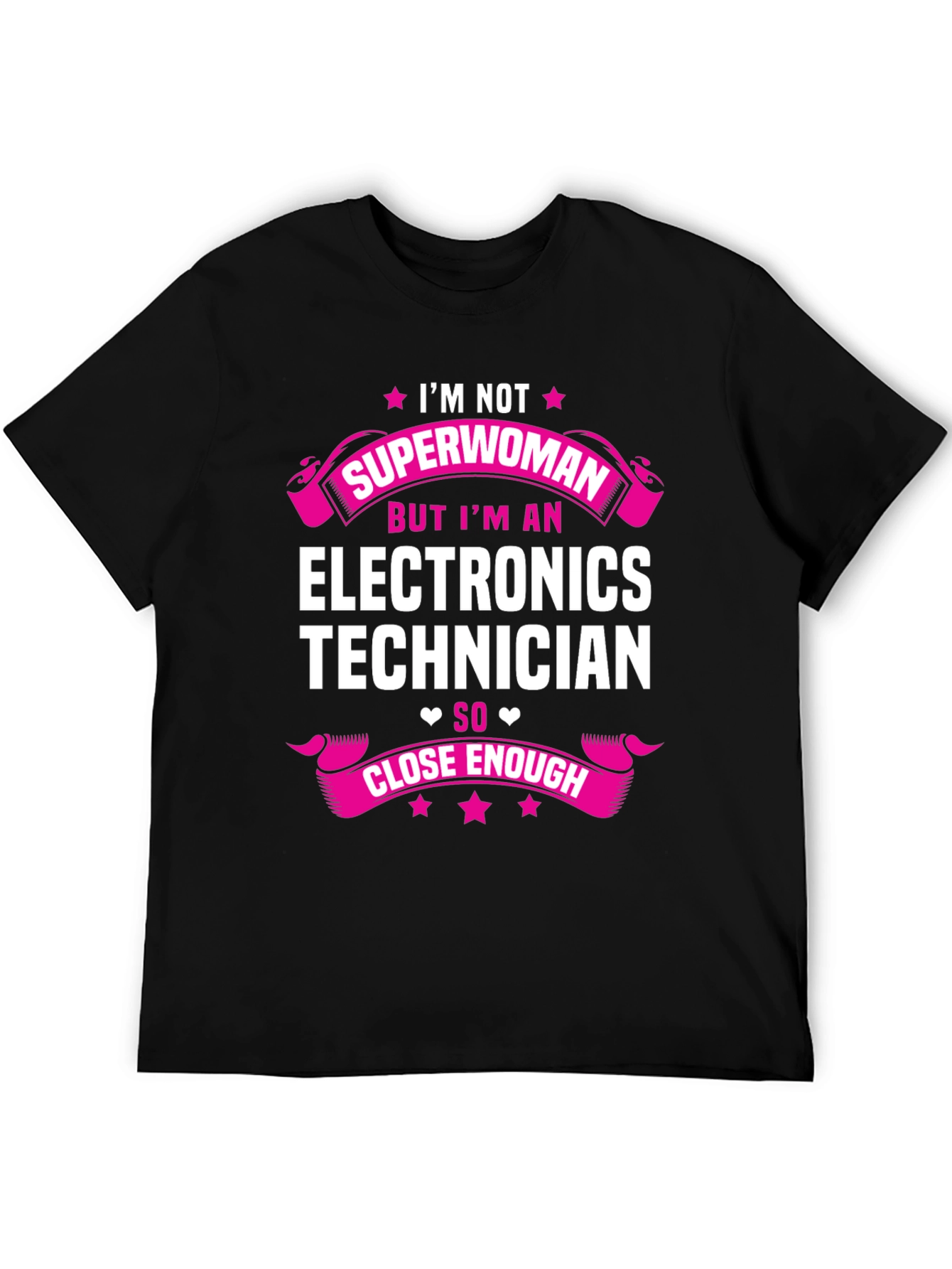 Electronics Technician Superwoman T-Shirt